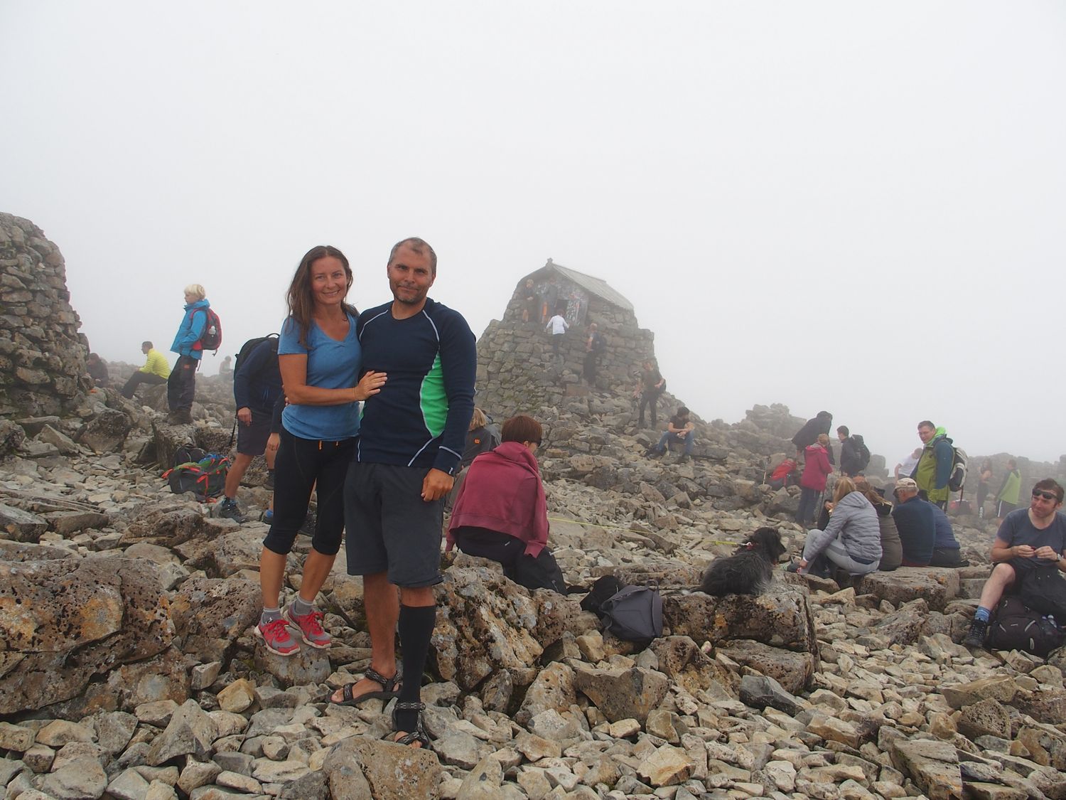Szab Dnes Szlatki Katalin a Ben Nevis tetejn